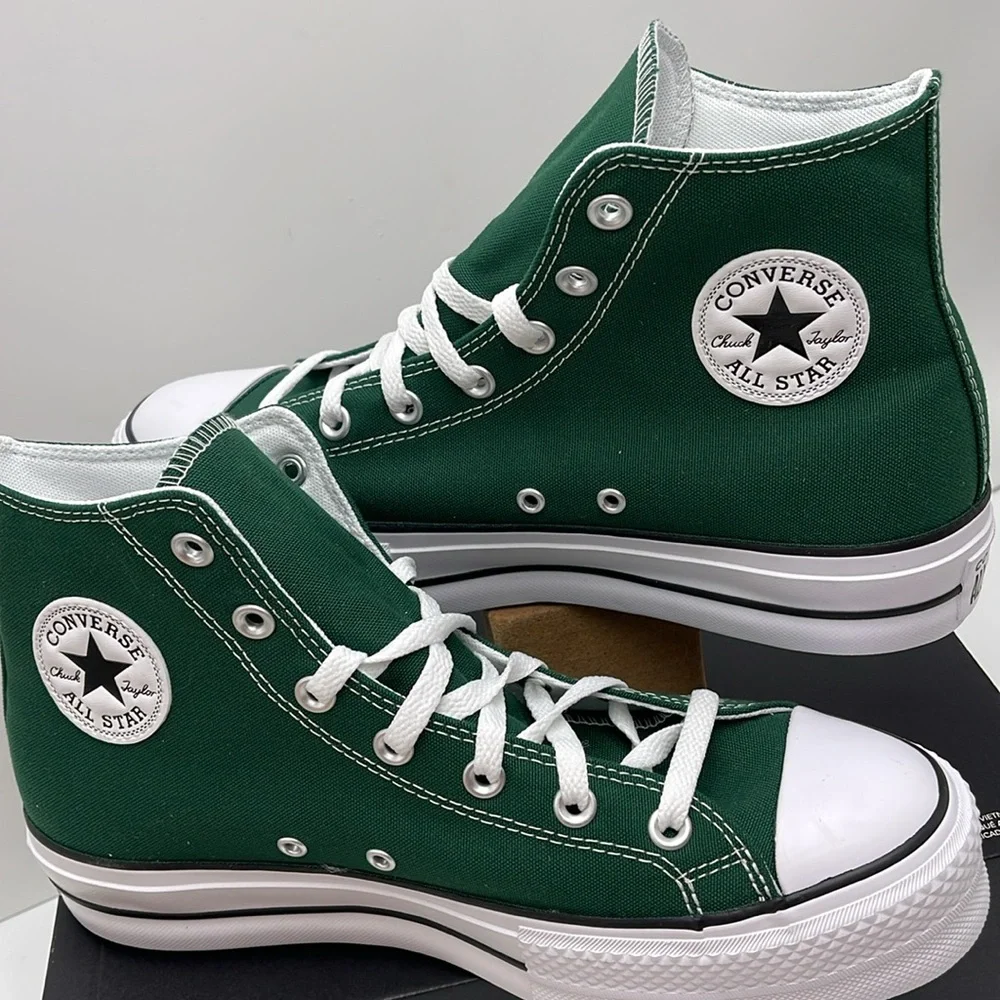 Converse WMNS CTAS LIFT HI
MIDNIGHT CLOVER/WHITE/BLACK A09987C Platforms Sneaker - Picture 10 of 16
